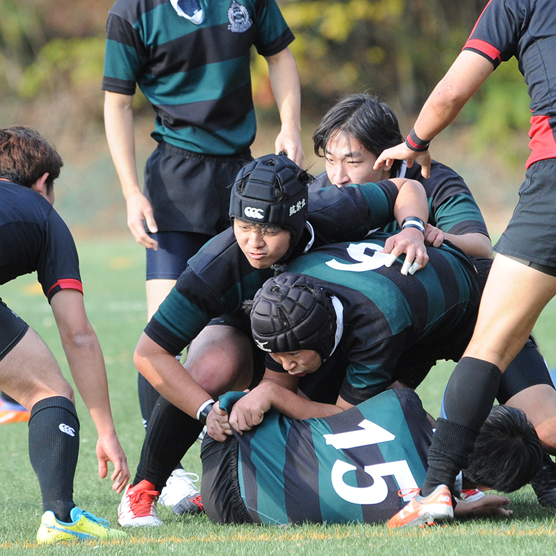 リーグ戦で勝利を目指して。「ラグビー部」