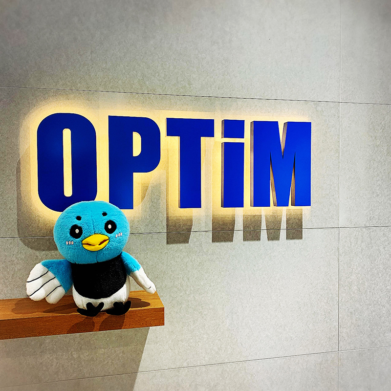 かっちーくん、「OPTiM」に潜入！