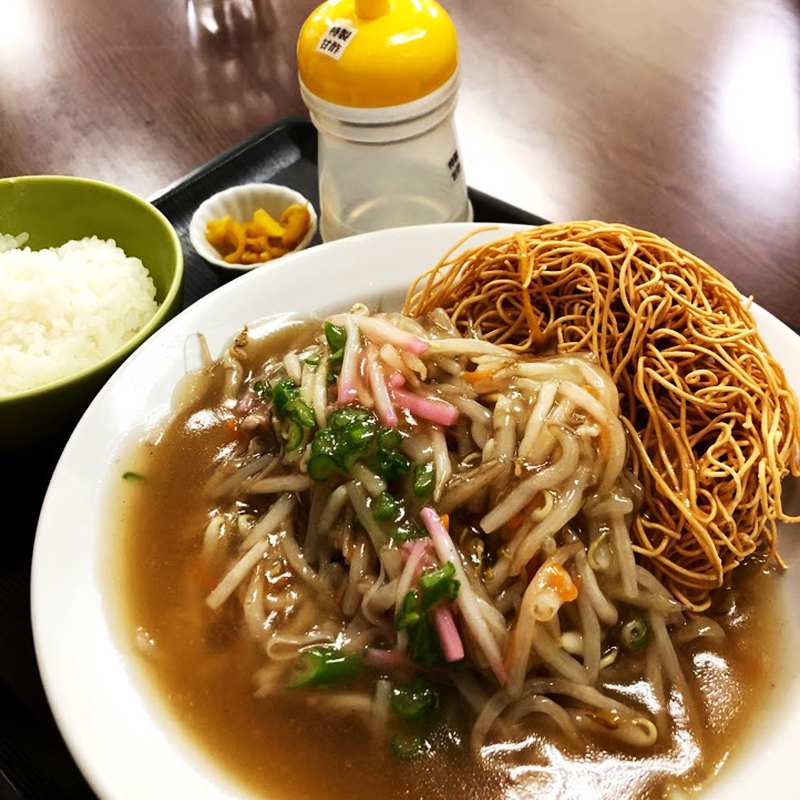 アツアツ！あんかけ皿うどん「池田屋ちゃんぽん」