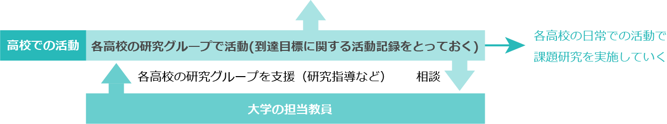 3年間のプログラムのイメージ