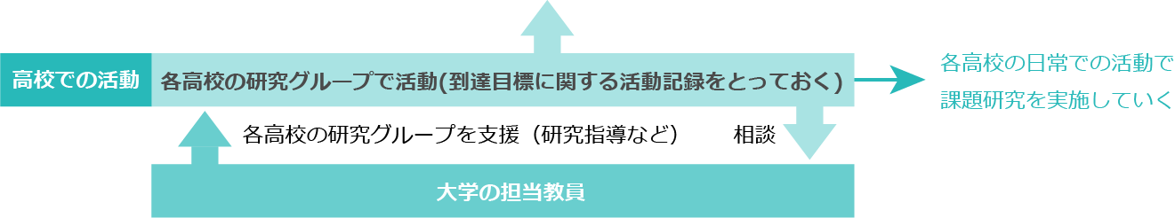 ３年間のプログラムのイメージ