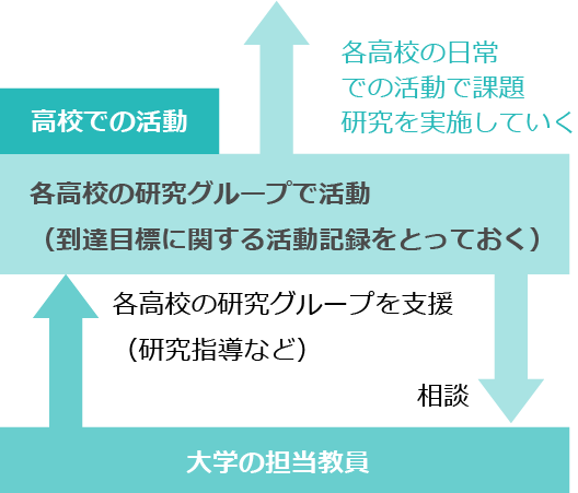 ３年間のプログラムのイメージ